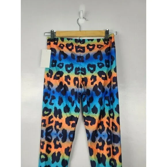 𝅺Lotus Leggings Leopard Print Multicolor Exercise M - Picture 3 of 7